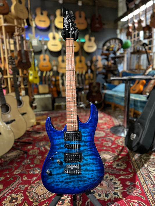 IBANEZ GIO GRX70Q TRANS BLUE BURST LEFTY