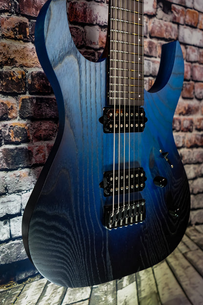 Spira Custom shop mariana trench blue 7 string