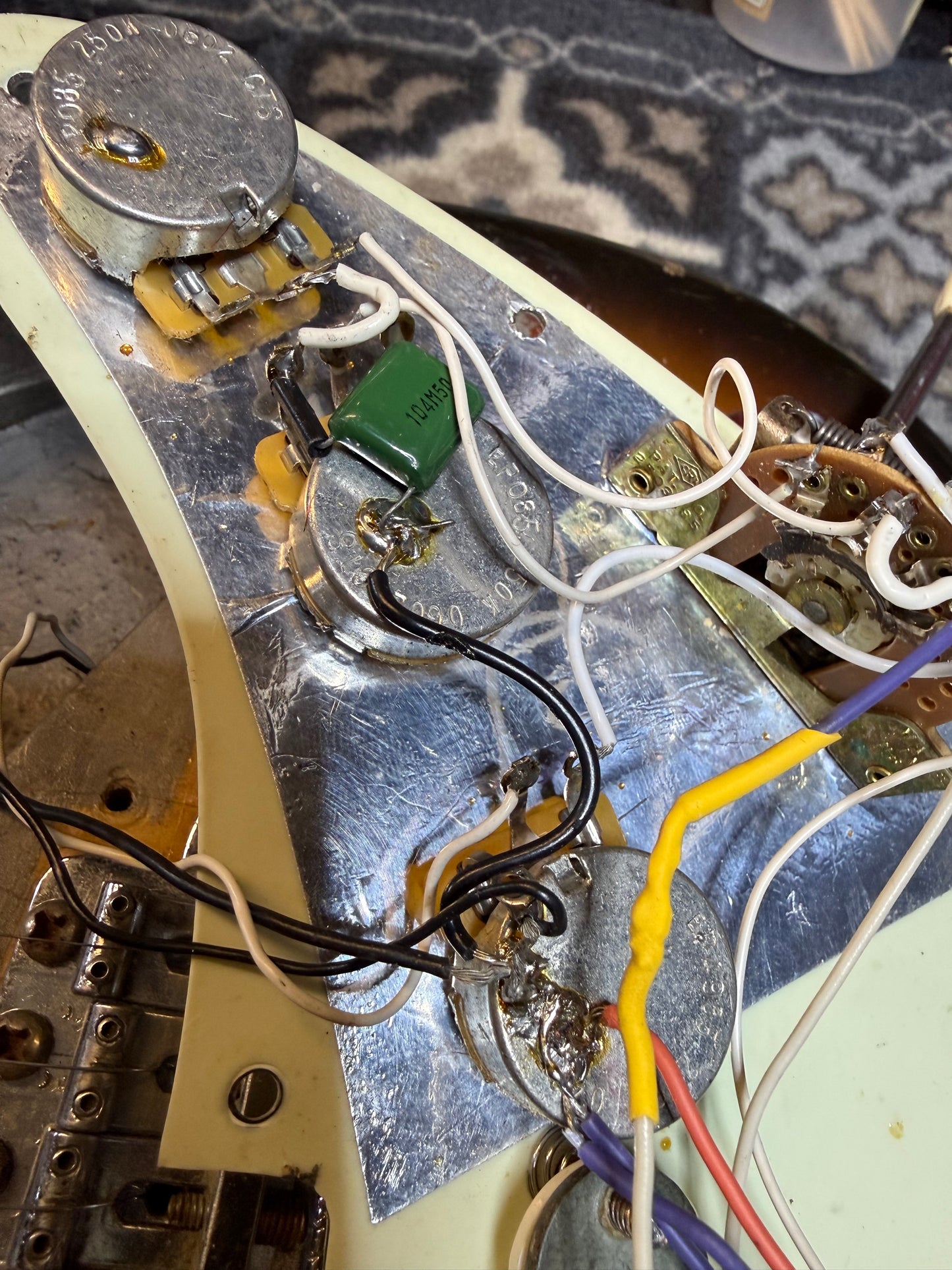 1972 Fender stratocaster sunburst