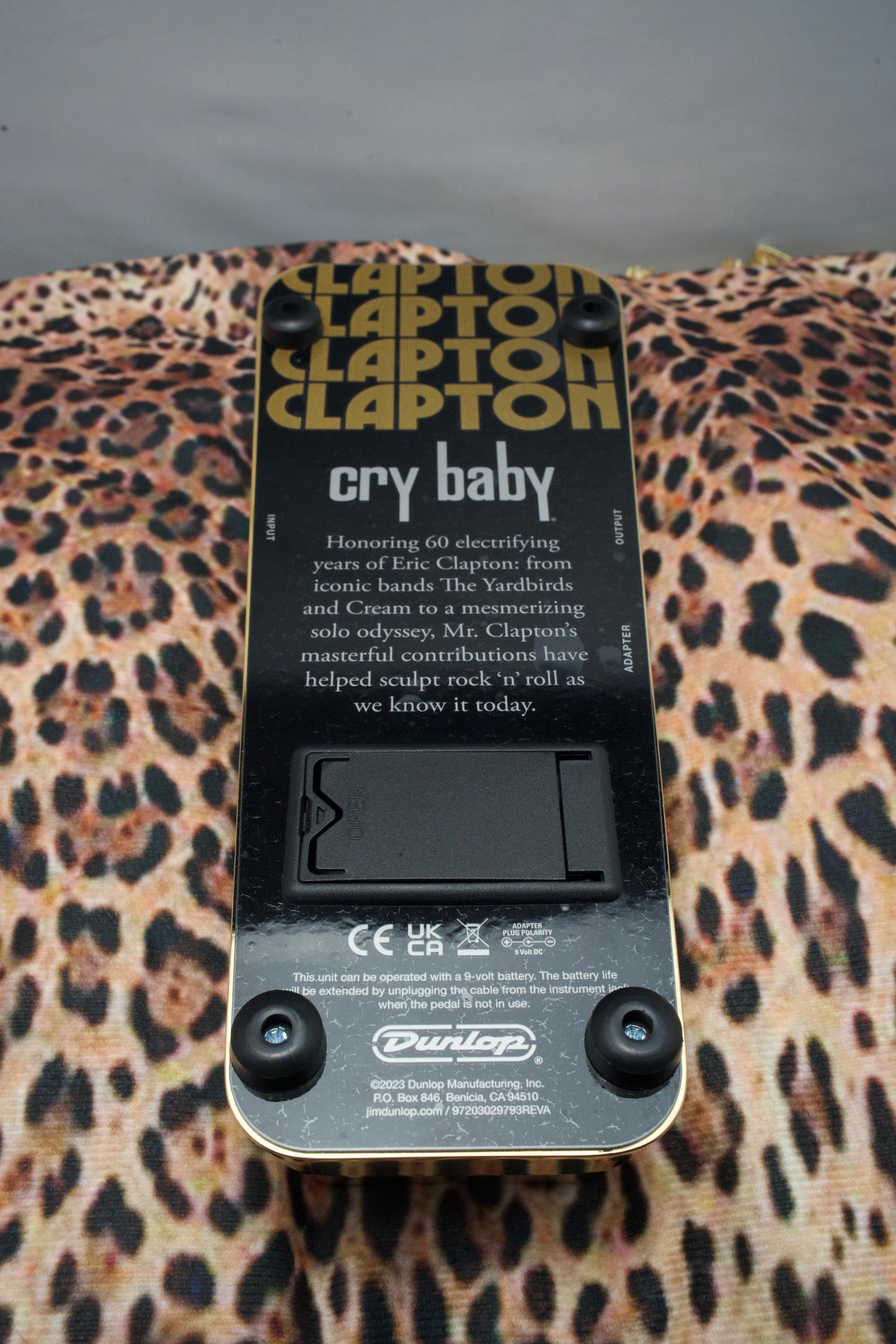 Dunlop crybaby Eric Clapton LTD