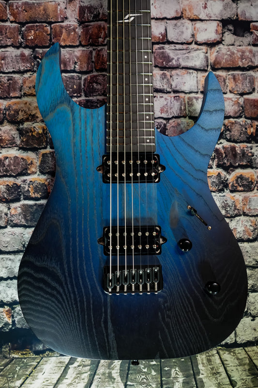Spira Custom shop mariana trench blue 7 string