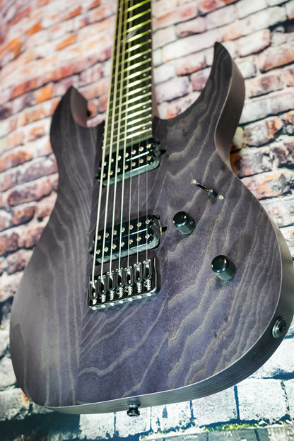 Spira custom shop charcoal black 7 string