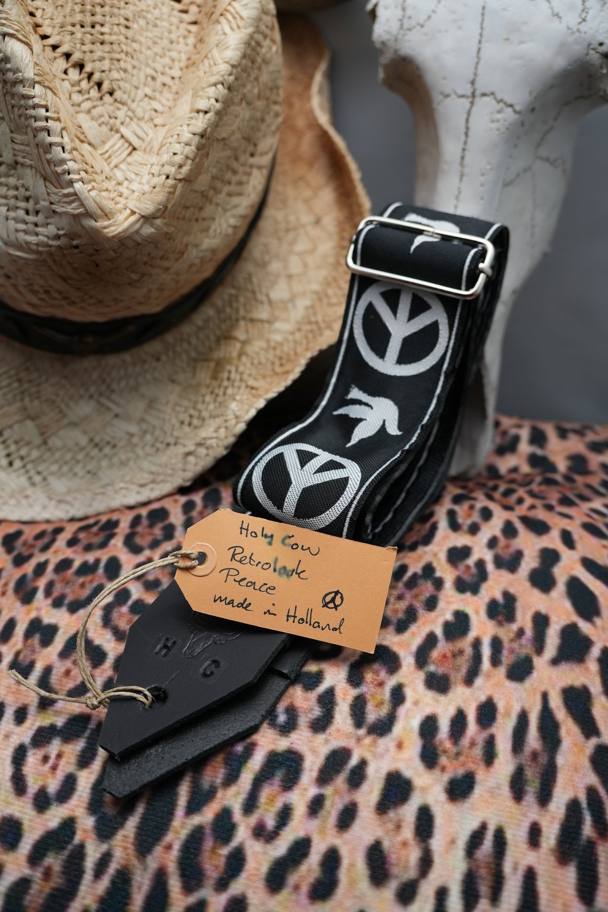 Holy Cow Straps Retrolook Peace - Hand Made