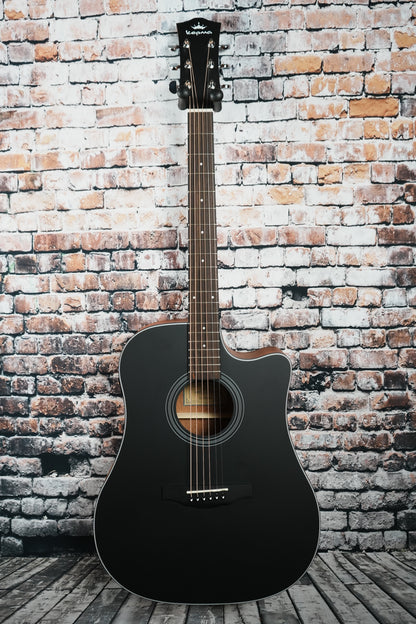 Kepma EDCE K10 Black + AcoustiFex K-10 Pickup