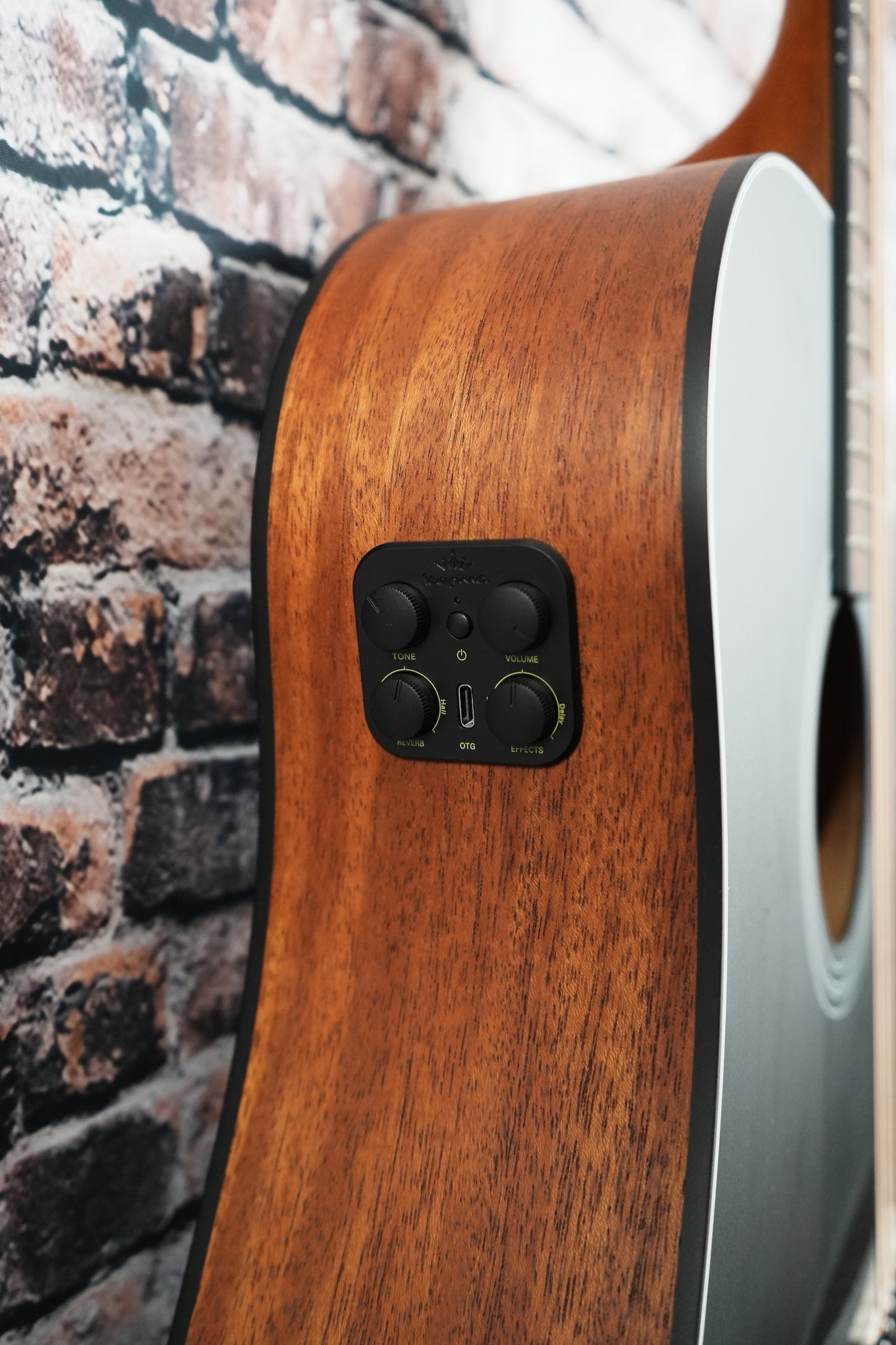 Kepma EDCE K10 Black + AcoustiFex K-10 Pickup