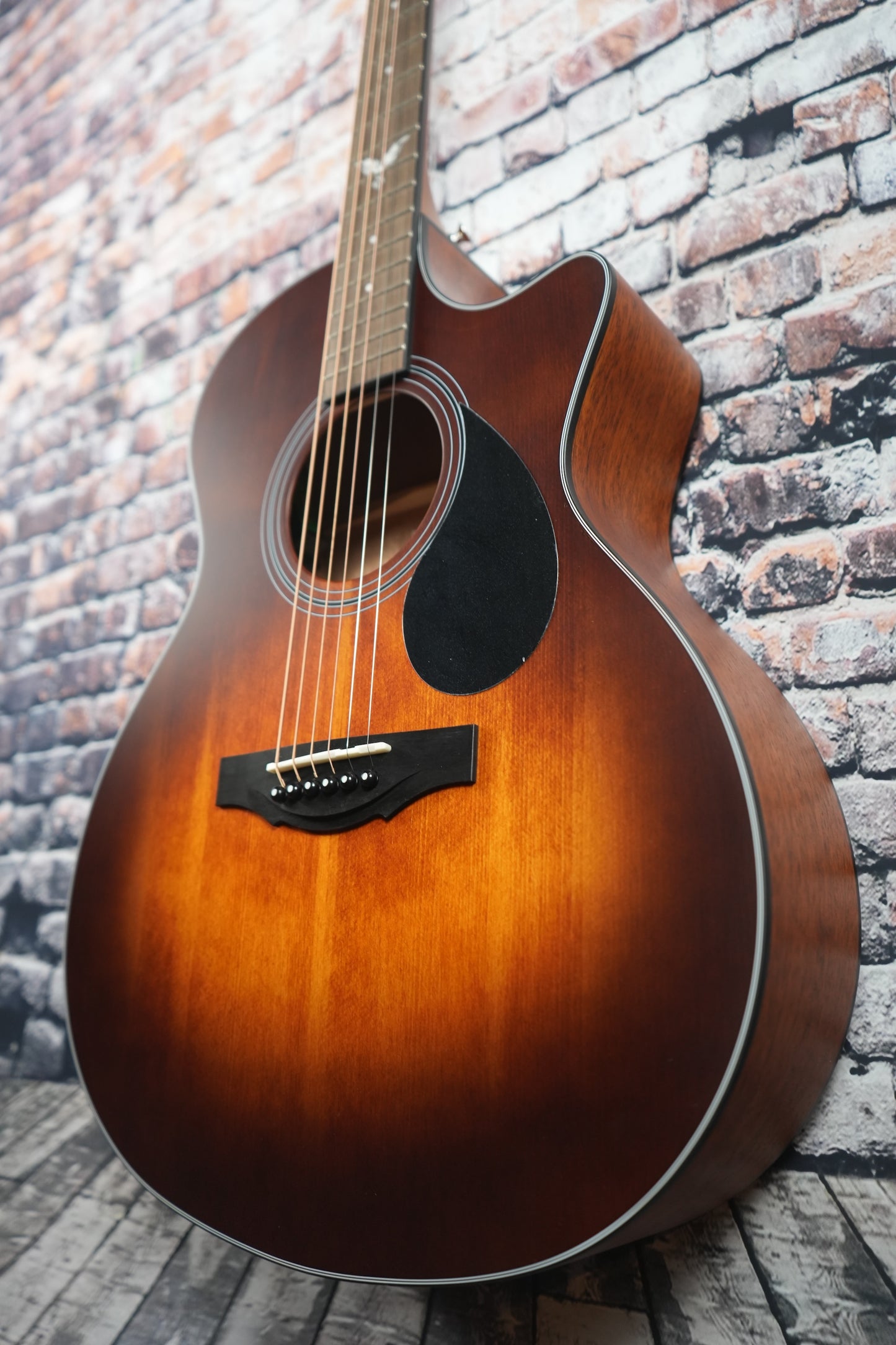 KEPMA F0-B Phoenix Vintage Burst + AcoustiFex K-10 Pickup