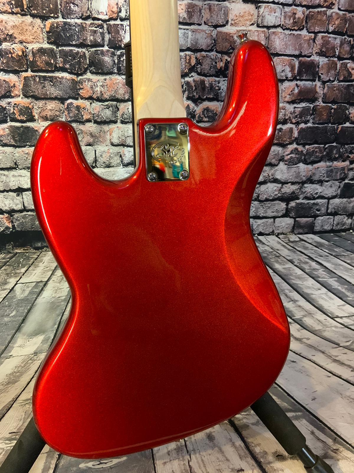 SX Standard Series Custom Handmade Bass Red