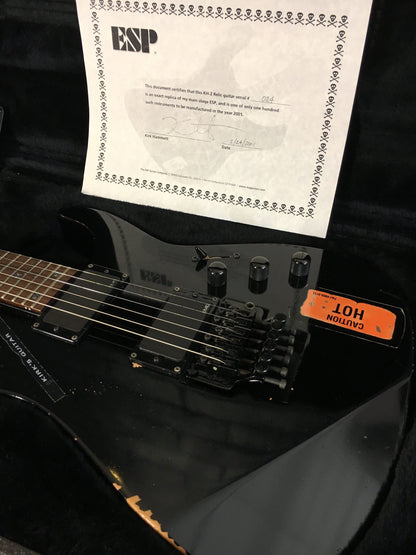 ESP KH-2  Relic Guitar Serial #024/100 Collector KIRK HAMMETT