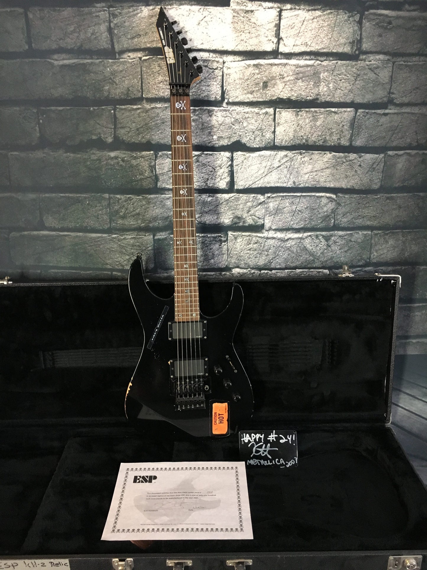 ESP KH-2  Relic Guitar Serial #024/100 Collector KIRK HAMMETT