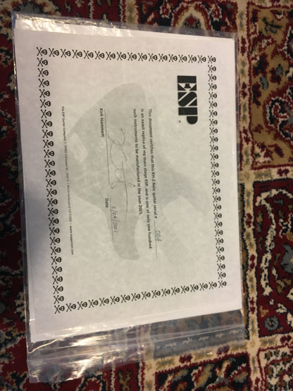 ESP KH-2  Relic Guitar Serial #024/100 Collector KIRK HAMMETT