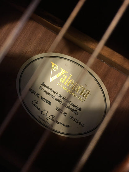 Valencia VC203 Classic Natural Lefthand