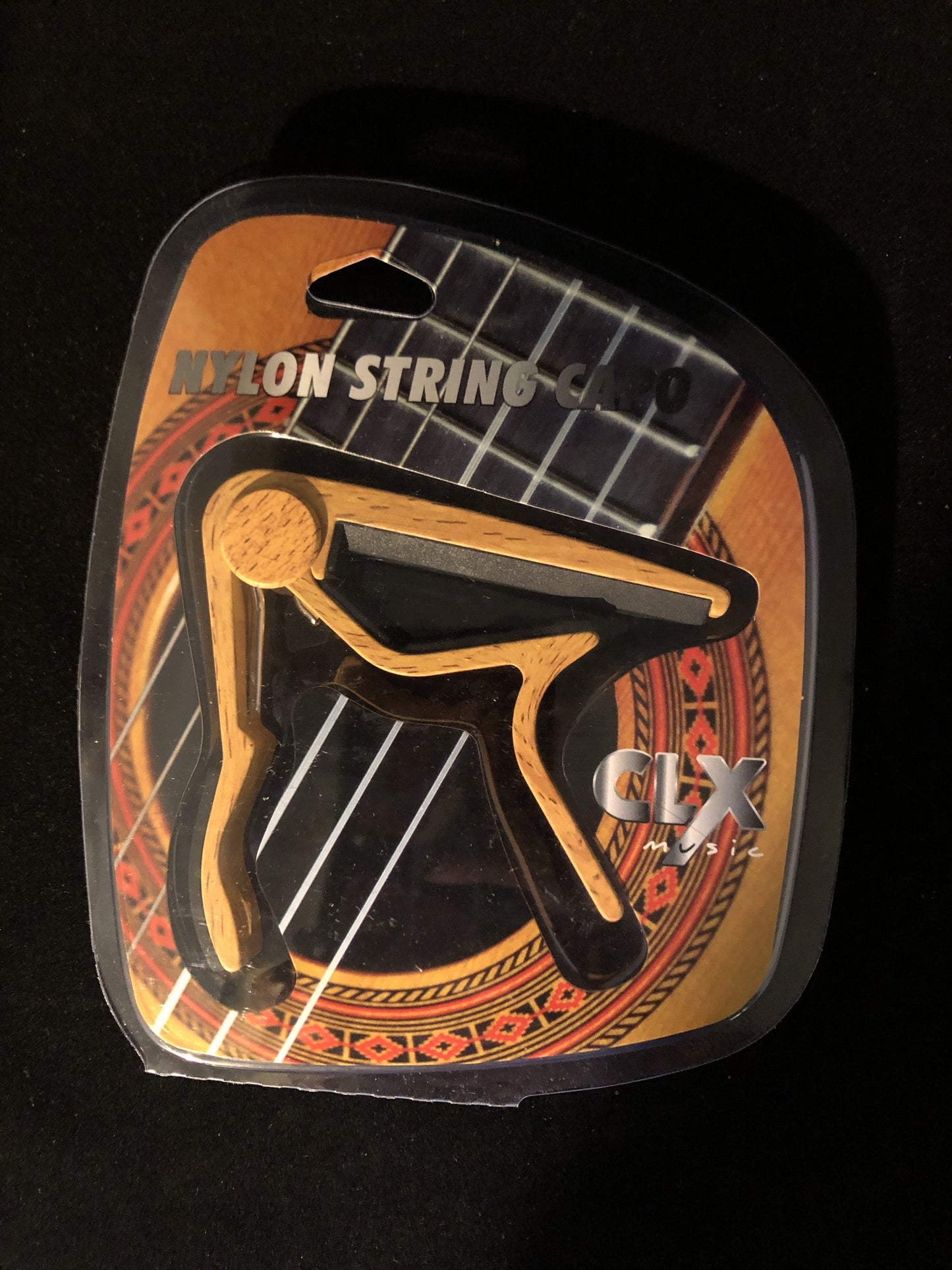 CLX Capo Nylon String Light wood