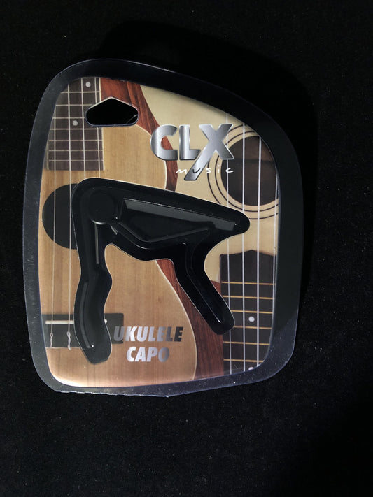 CLX Capo Ukelele Black