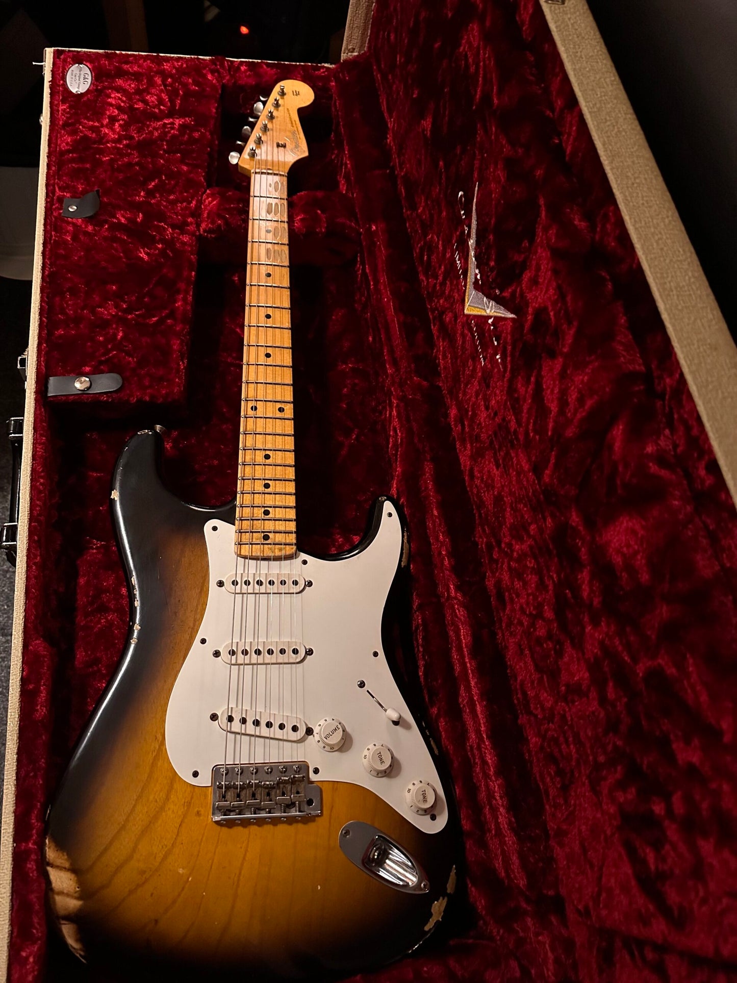 2015 FENDER  55 CUSTOM SHOP RELIC STRATOCASTER limited edition