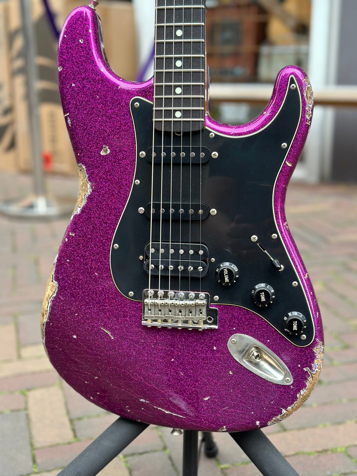 DELTONE S-STYLE PURPLE HAZE SPARKLE AGED