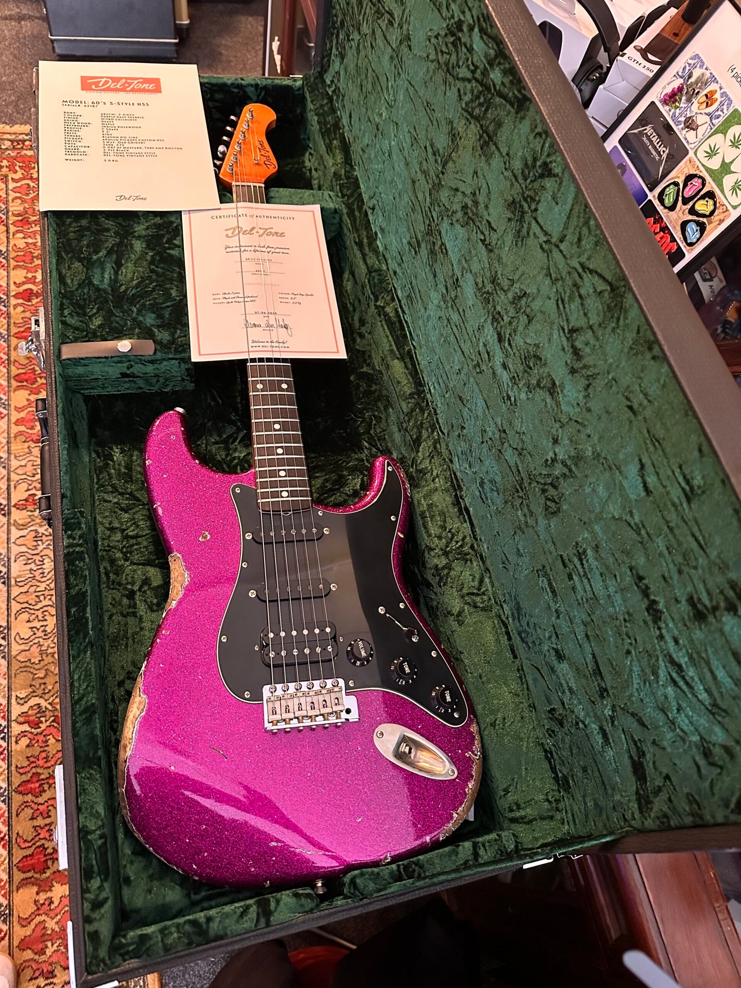 DELTONE S-STYLE PURPLE HAZE SPARKLE AGED