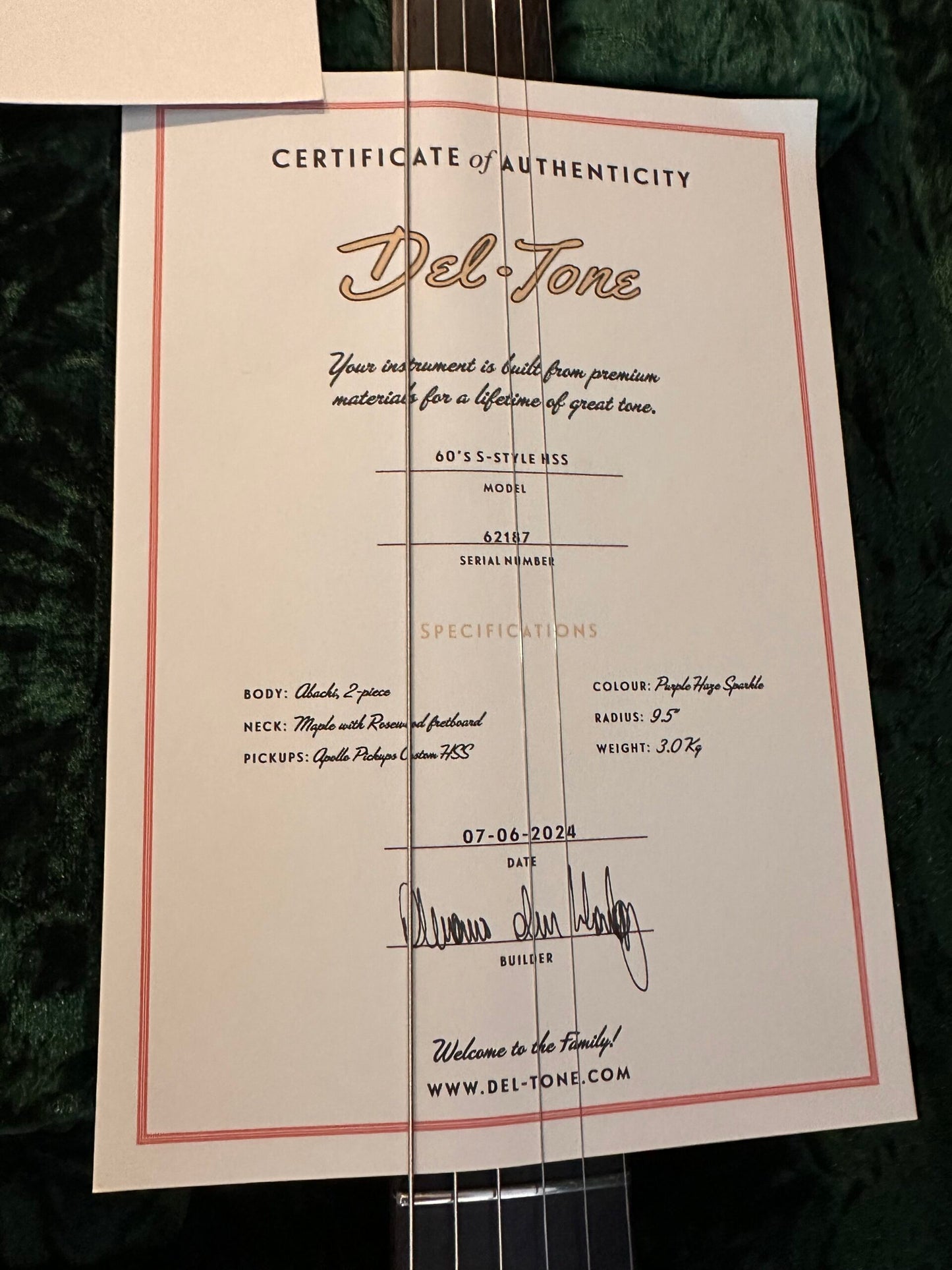 DELTONE S-STYLE PURPLE HAZE SPARKLE AGED