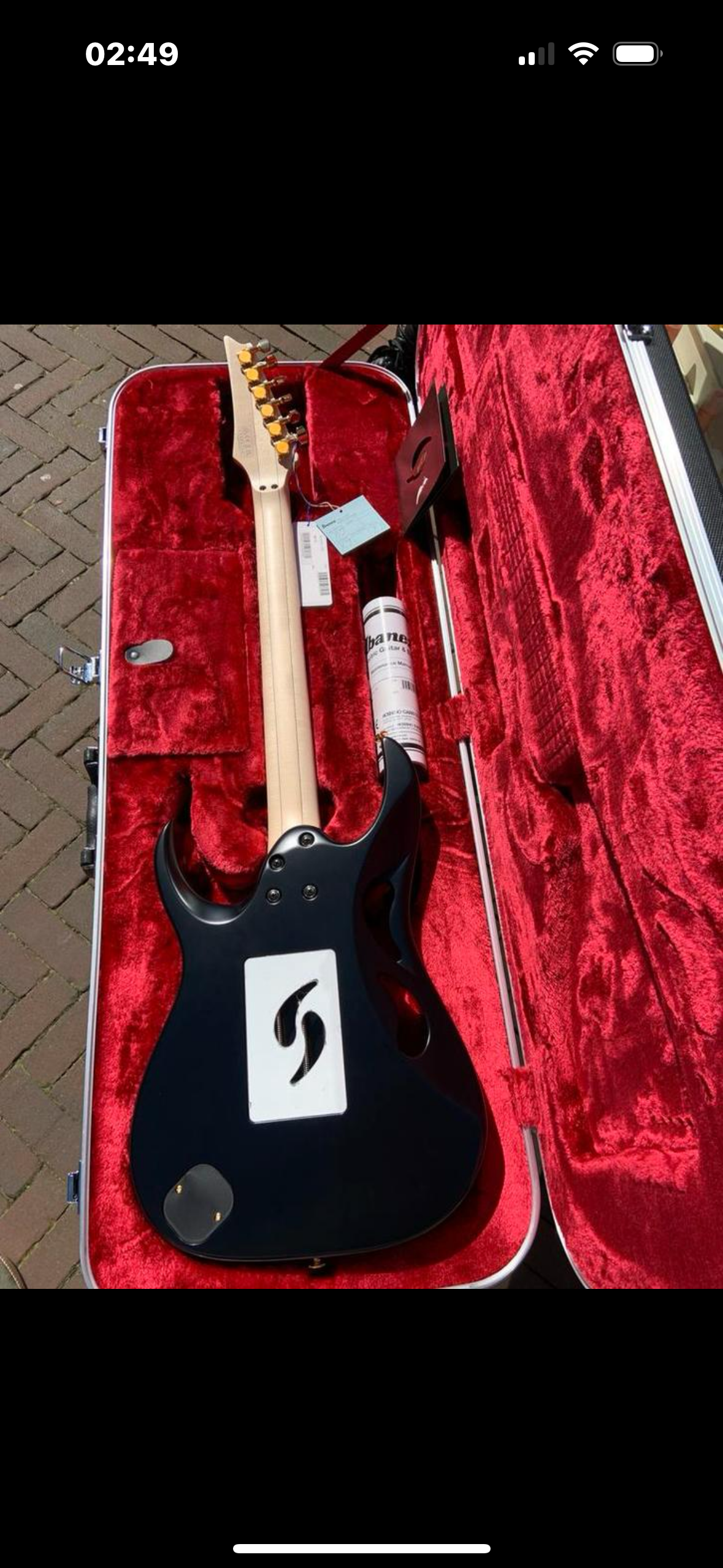 Ibanez PIA3761-XB Onyx Black Steve Vai Signature