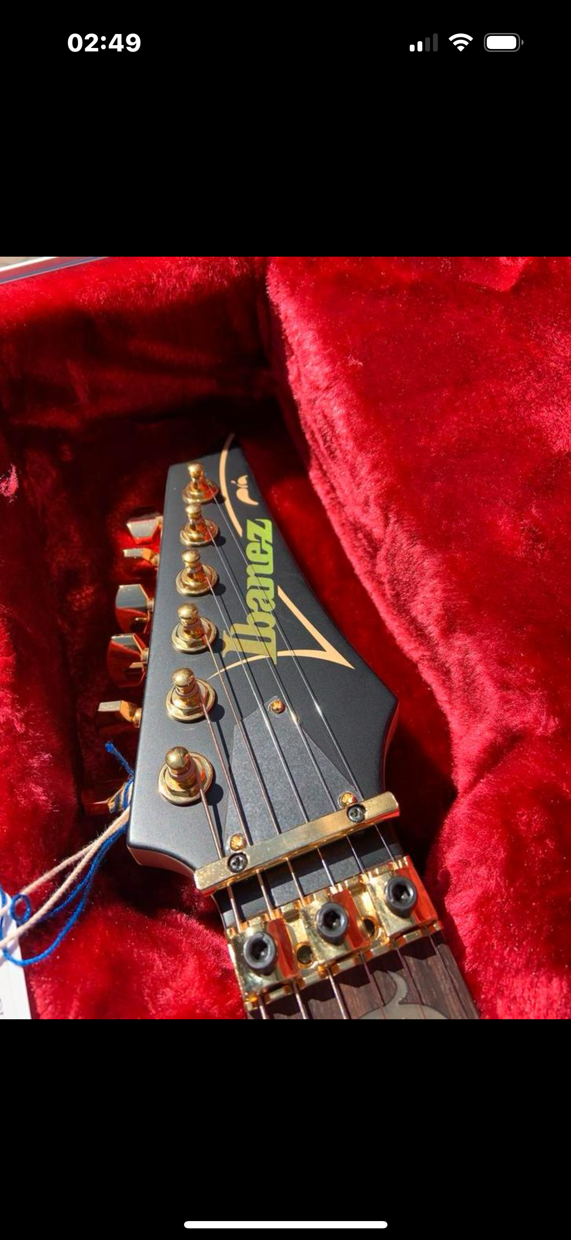 Ibanez PIA3761-XB Onyx Black Steve Vai Signature