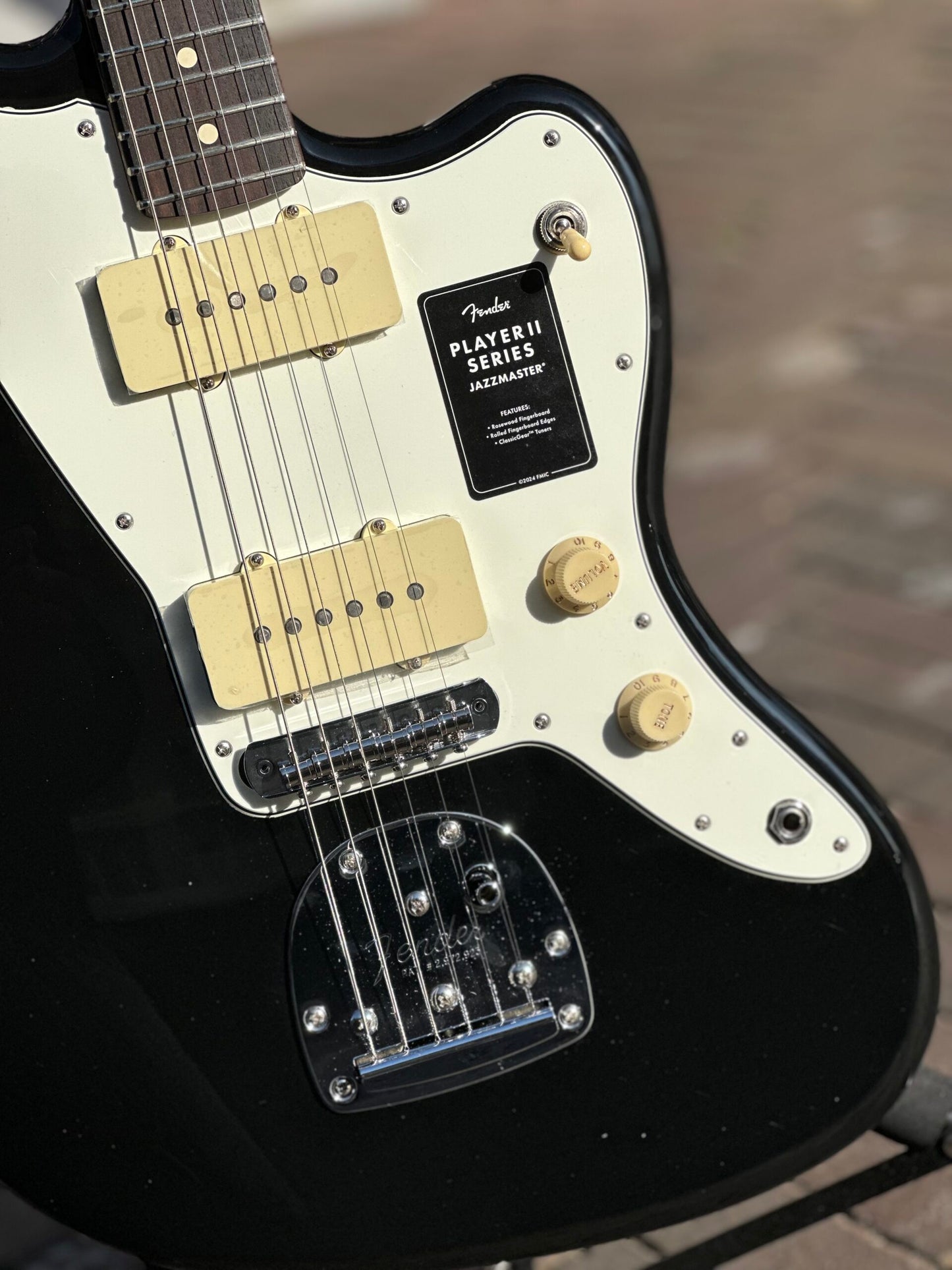 FENDER JAZZMASTER PLAYER 2 BLACK