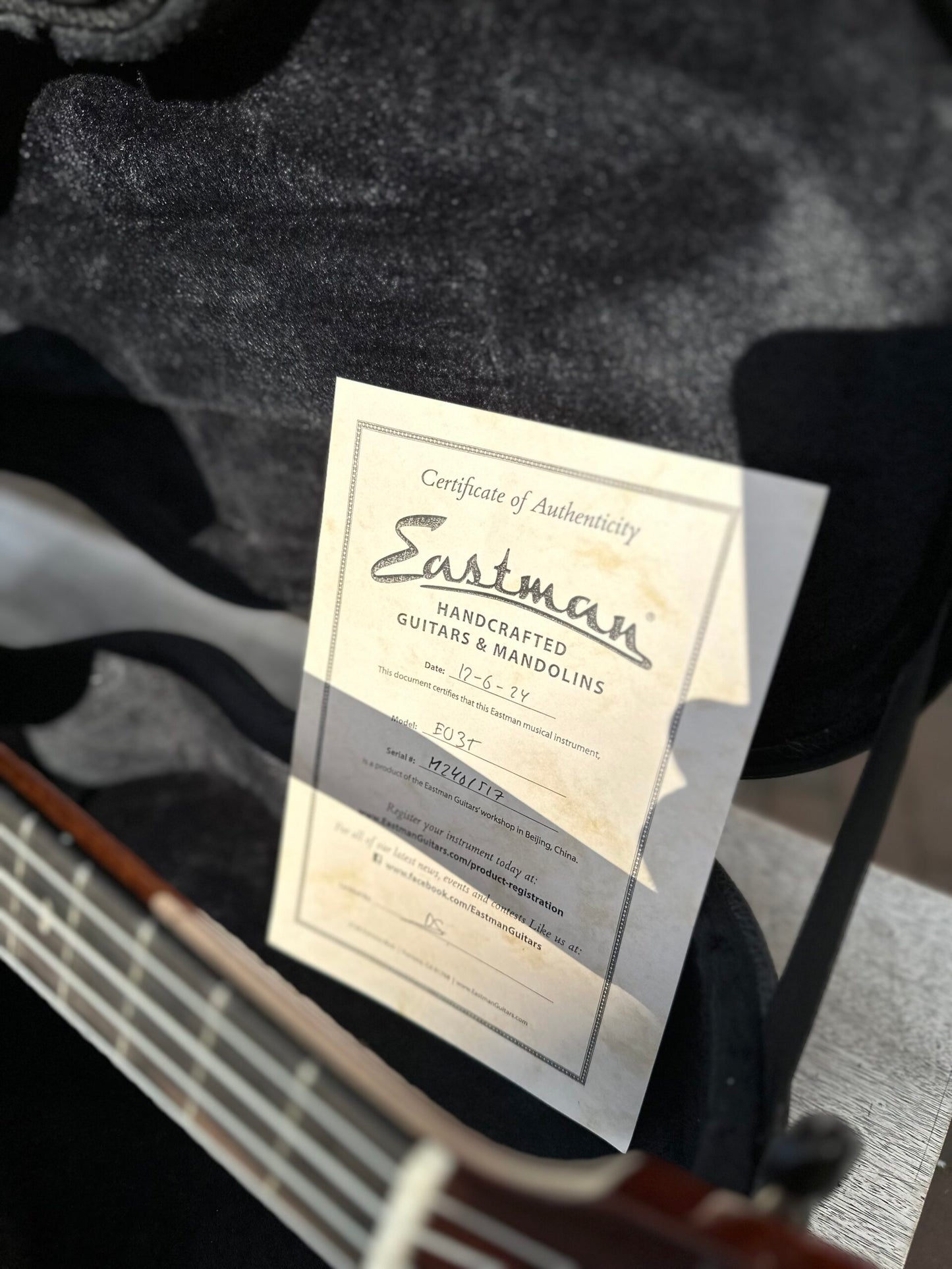 EASTMAN EU3T TENOR UKELELE