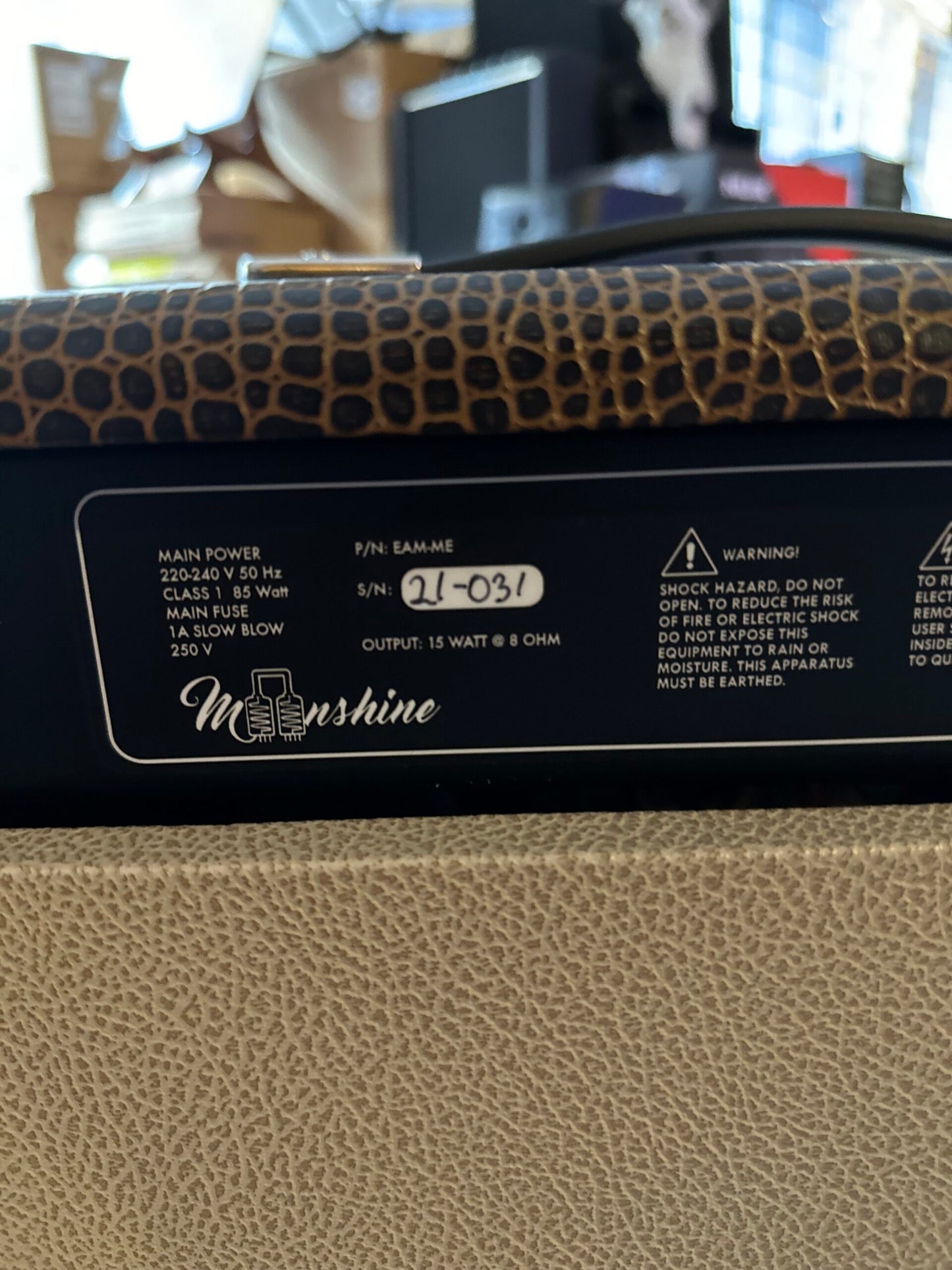 used  Elfring Moonshine Tube combo 15 Watt