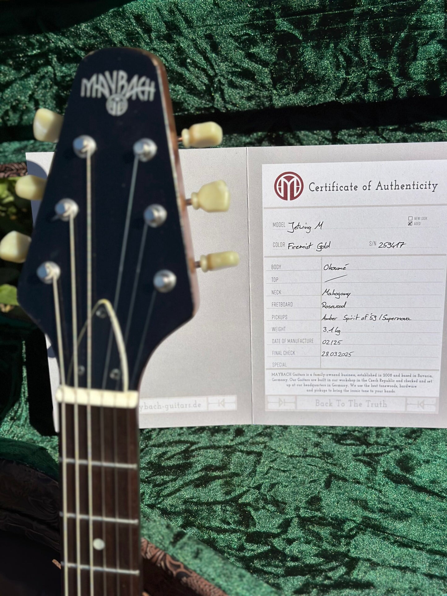 MAYBACH JETWING FIREMIST GOLD AGED