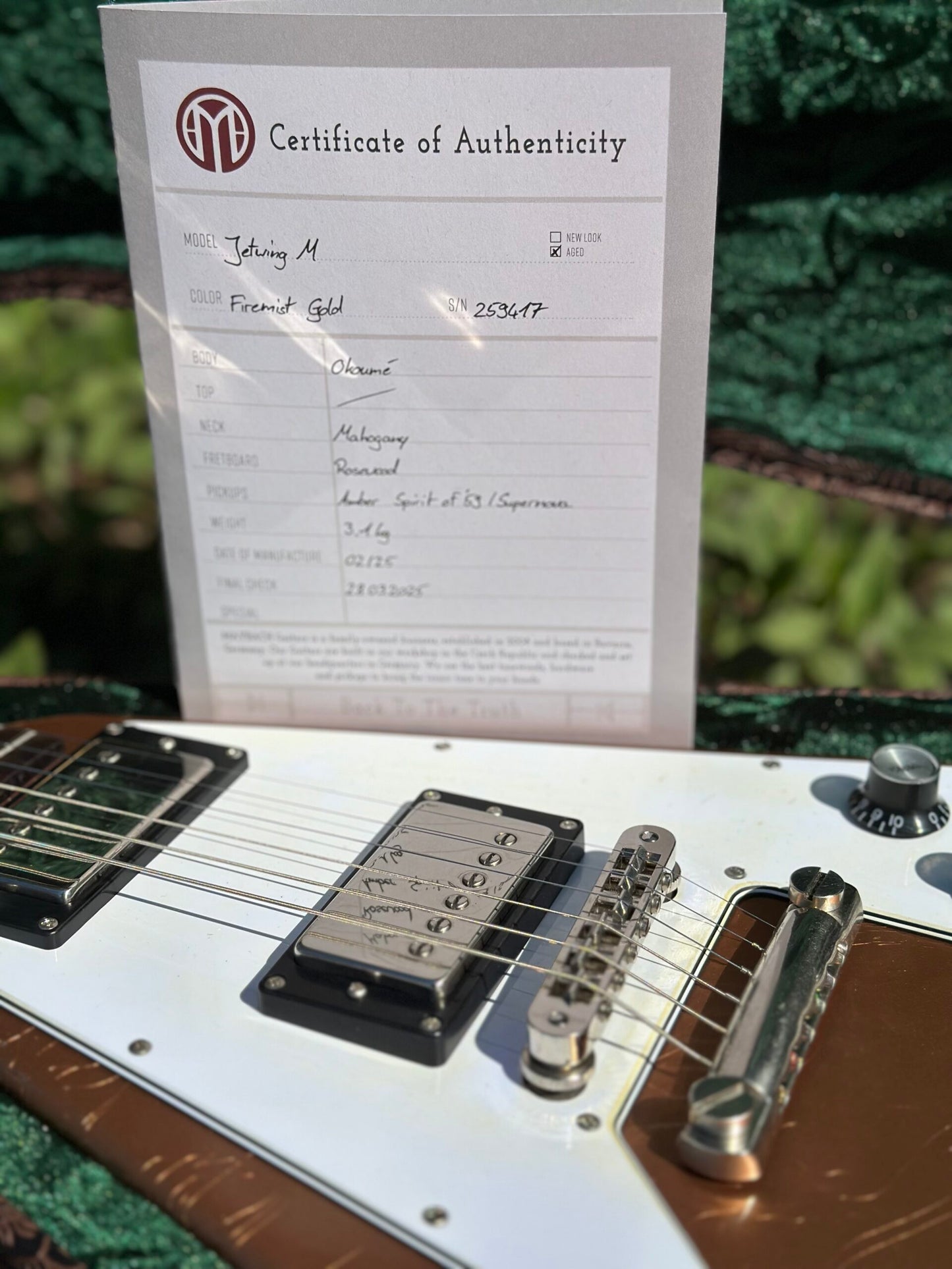 MAYBACH JETWING FIREMIST GOLD AGED