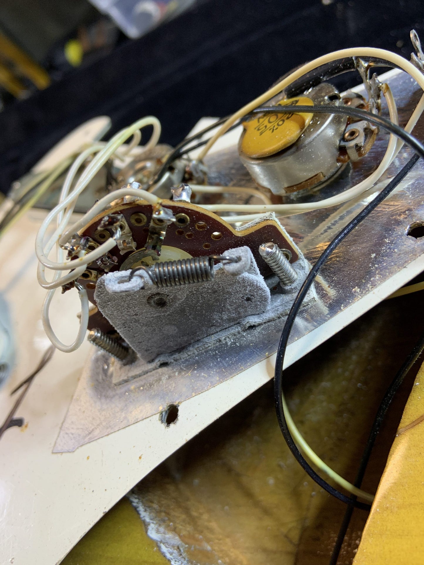 1972 Fender stratocaster custom colour Olympic White m/n vintage