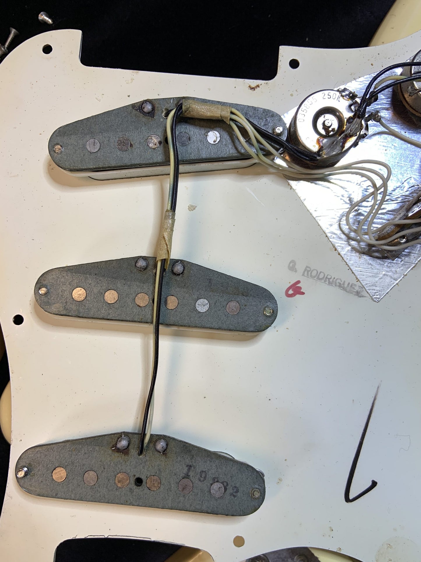 1972 Fender stratocaster custom colour Olympic White m/n vintage