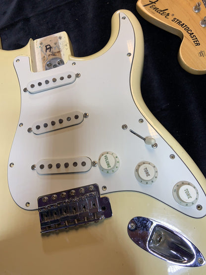 1972 Fender stratocaster custom colour Olympic White m/n vintage