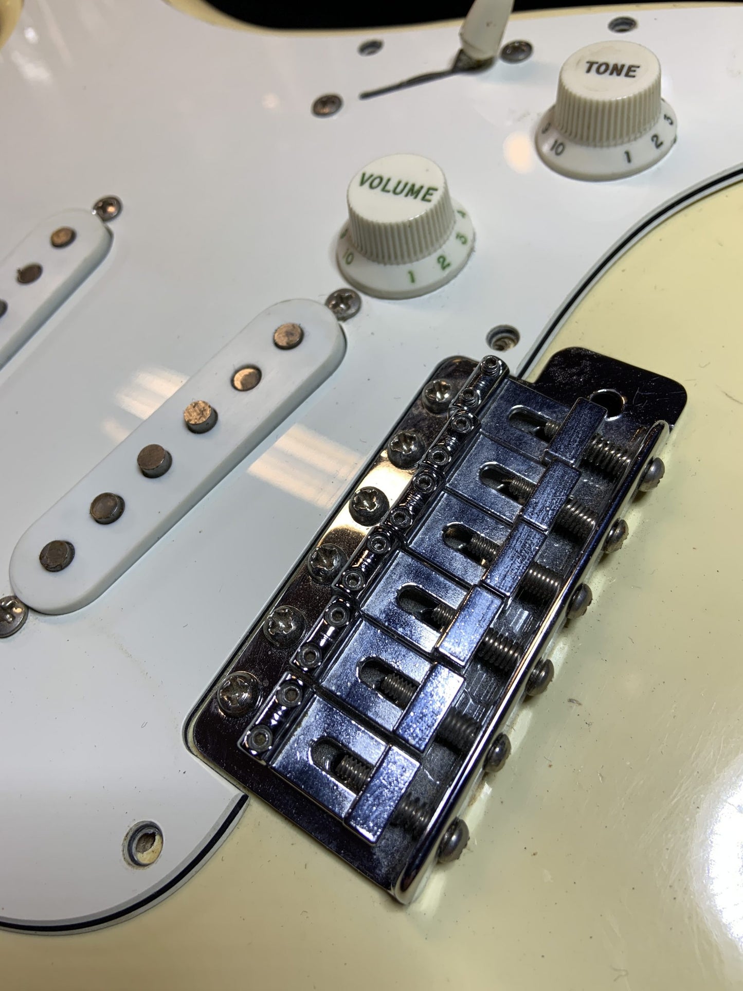 1972 Fender stratocaster custom colour Olympic White m/n vintage