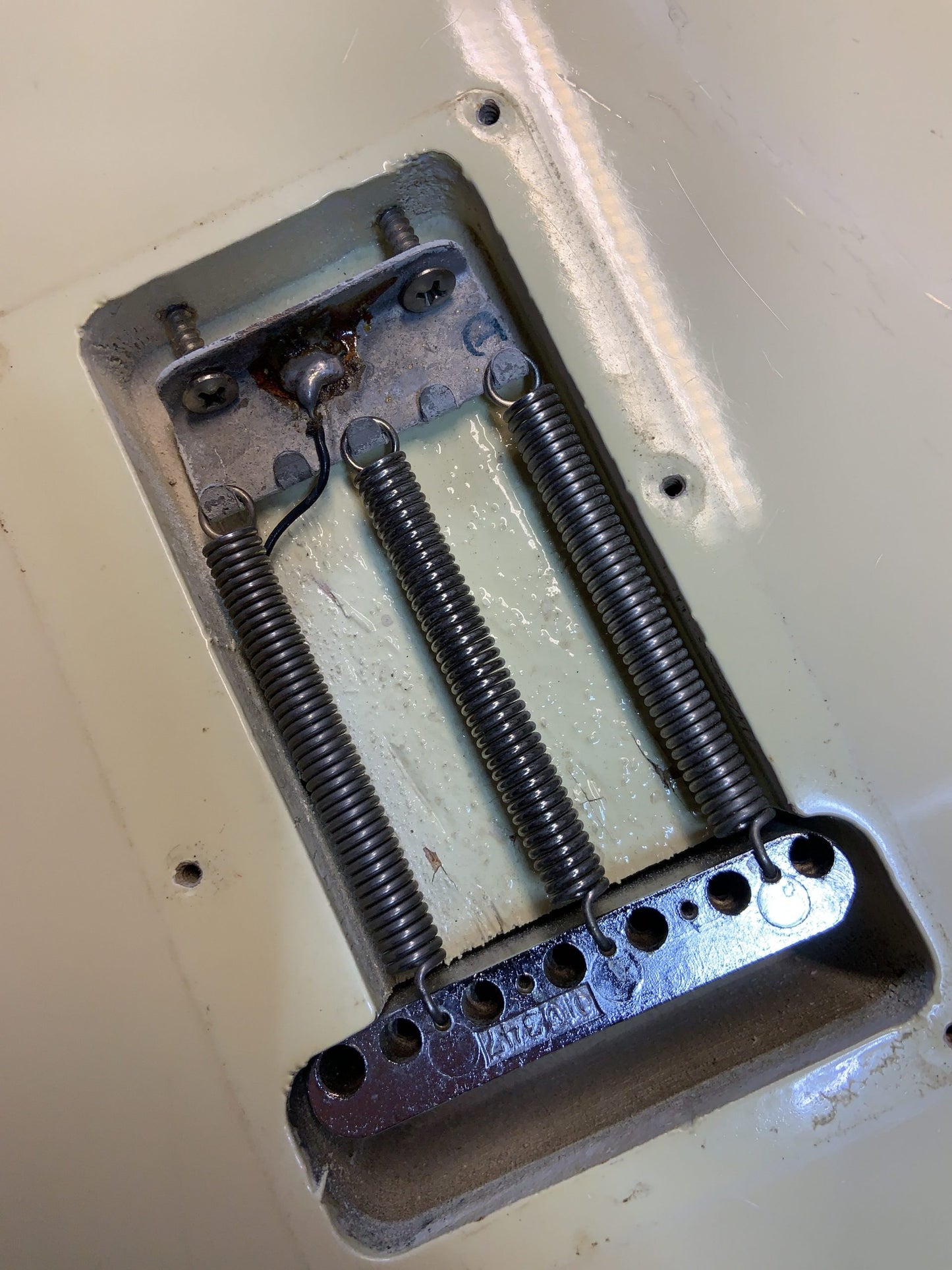 1972 Fender stratocaster custom colour Olympic White m/n vintage