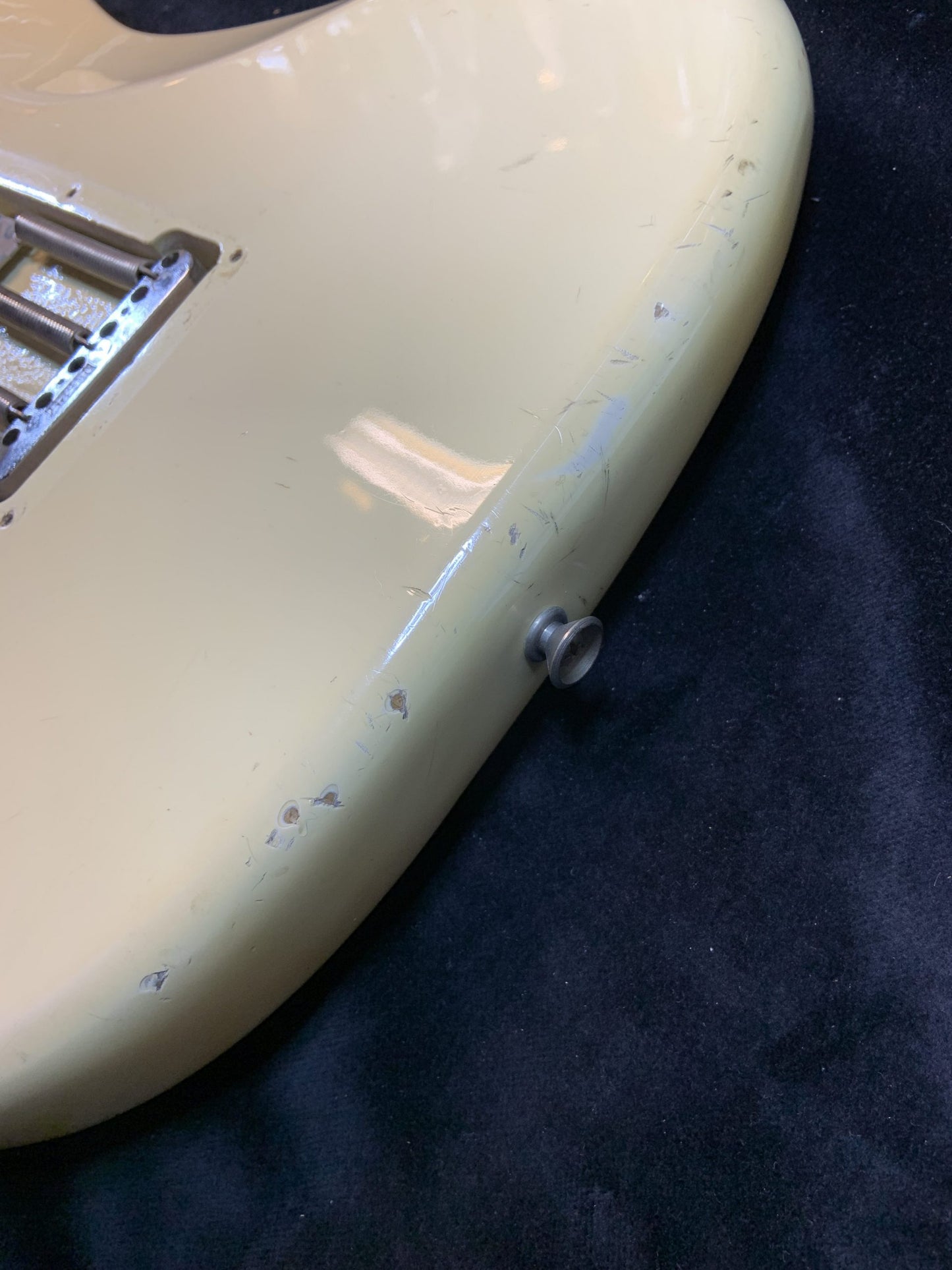 1972 Fender stratocaster custom colour Olympic White m/n vintage