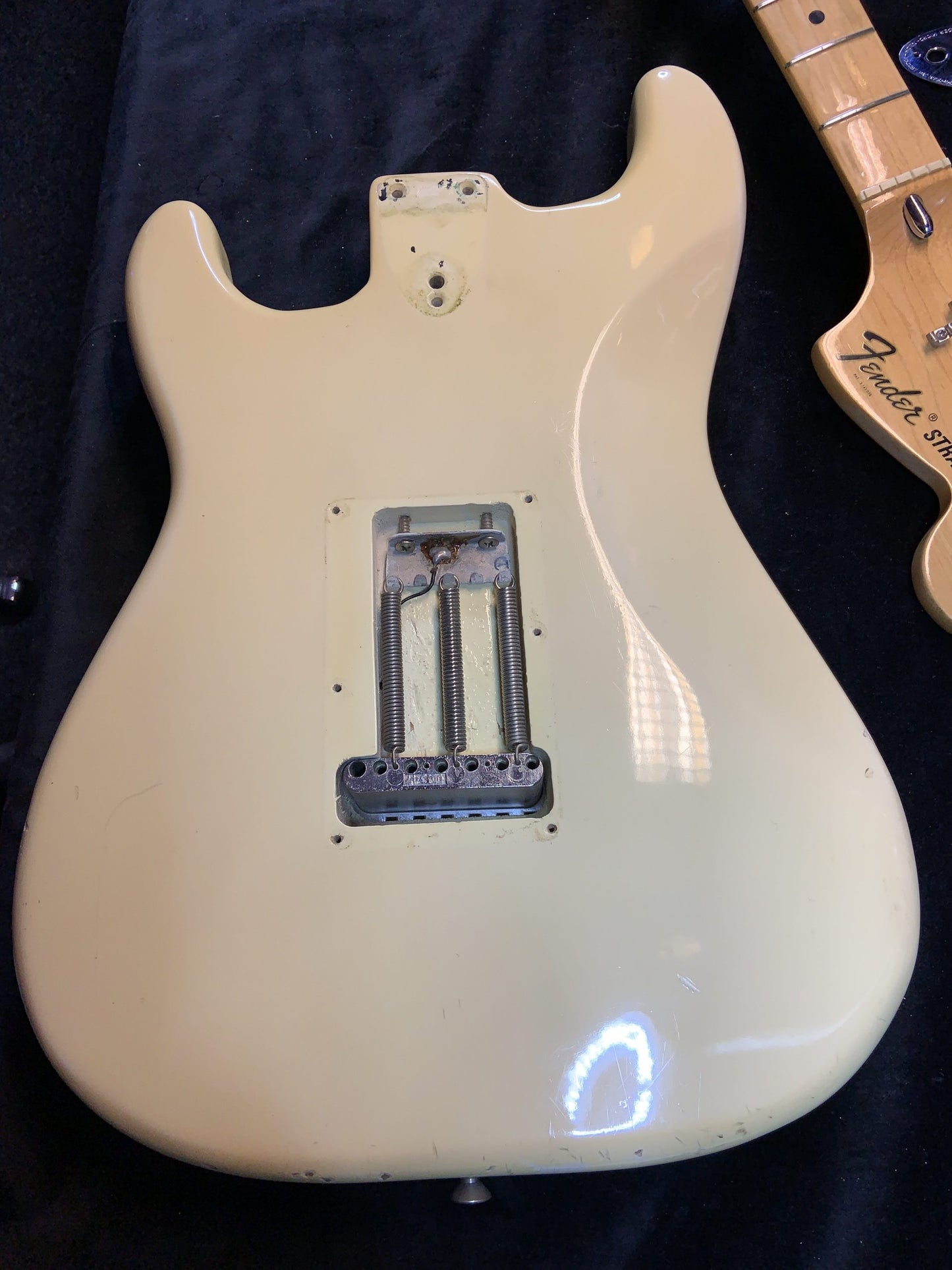 1972 Fender stratocaster custom colour Olympic White m/n vintage