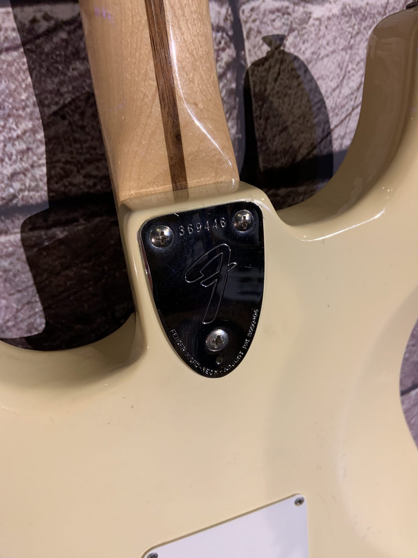 1972 Fender stratocaster custom colour Olympic White m/n vintage