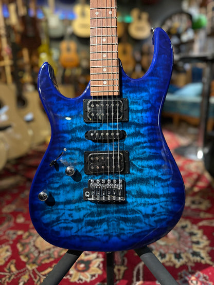 IBANEZ GIO GRX70Q TRANS BLUE BURST LEFTY