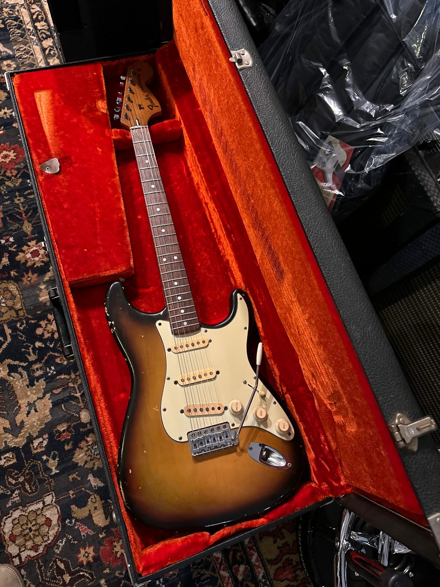 1972 Fender stratocaster sunburst