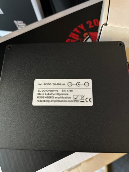RODENBERG SL-OD Steve Lukather double overdrive