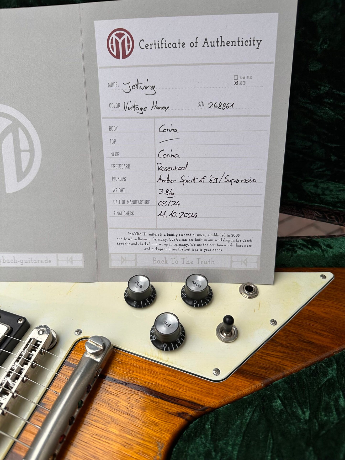 Maybach Jetwing K Vintage Honey