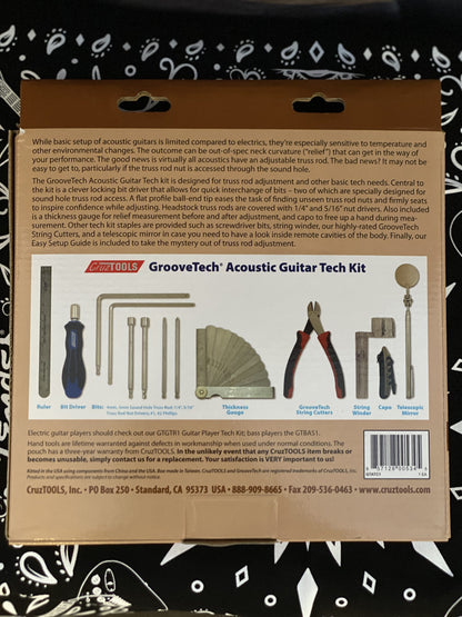GrooveTech Acoustic Guitar Tech Kit