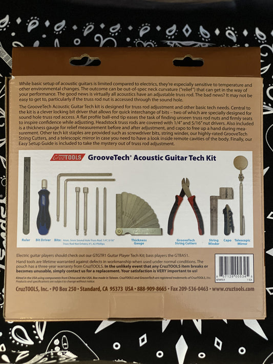 GrooveTech Acoustic Guitar Tech Kit