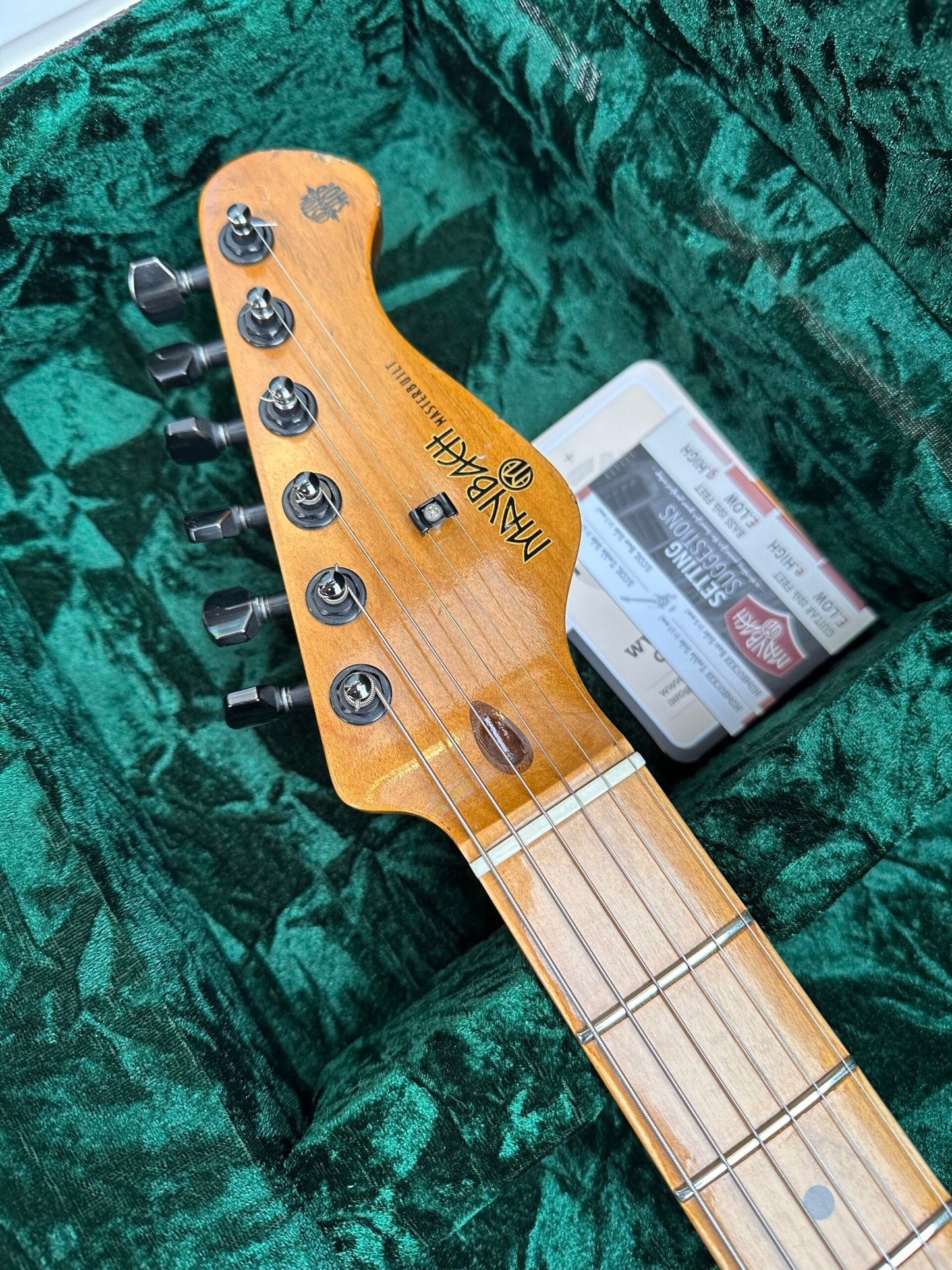 MAYBACH STRADOVARI MASTERBUILD CUSTOM SHOP "GUITARSUMMIT 24" 80'S YELLOW