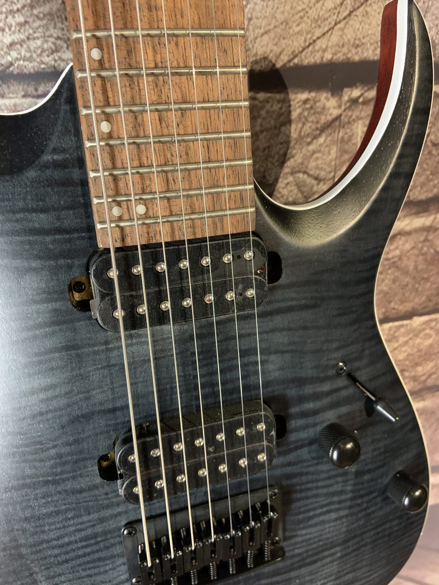 Ibanez RGA742FM Transparent Gray Flat 7 string