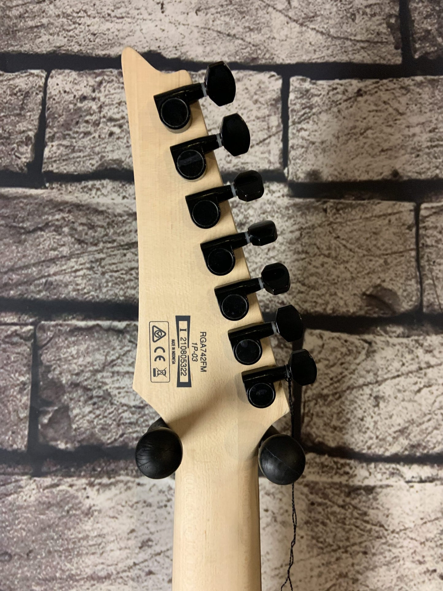 Ibanez RGA742FM Transparent Gray Flat 7 string