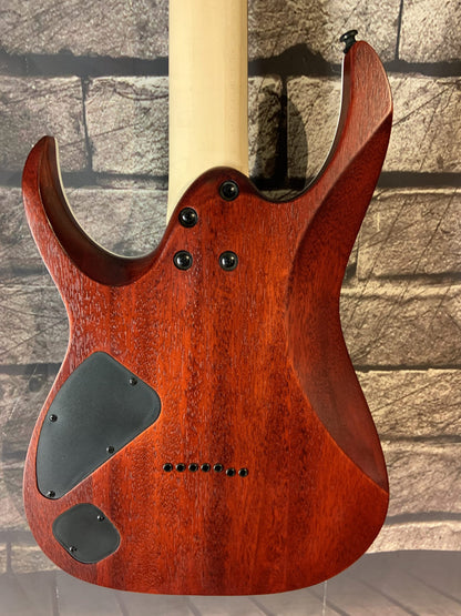 Ibanez RGA742FM Transparent Gray Flat 7 string