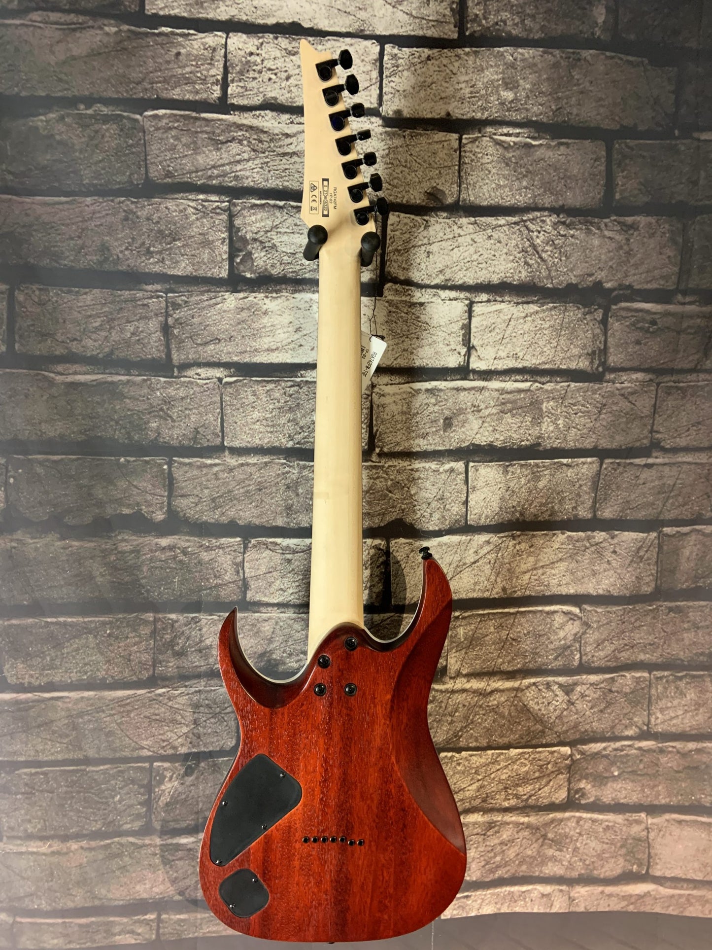 Ibanez RGA742FM Transparent Gray Flat 7 string