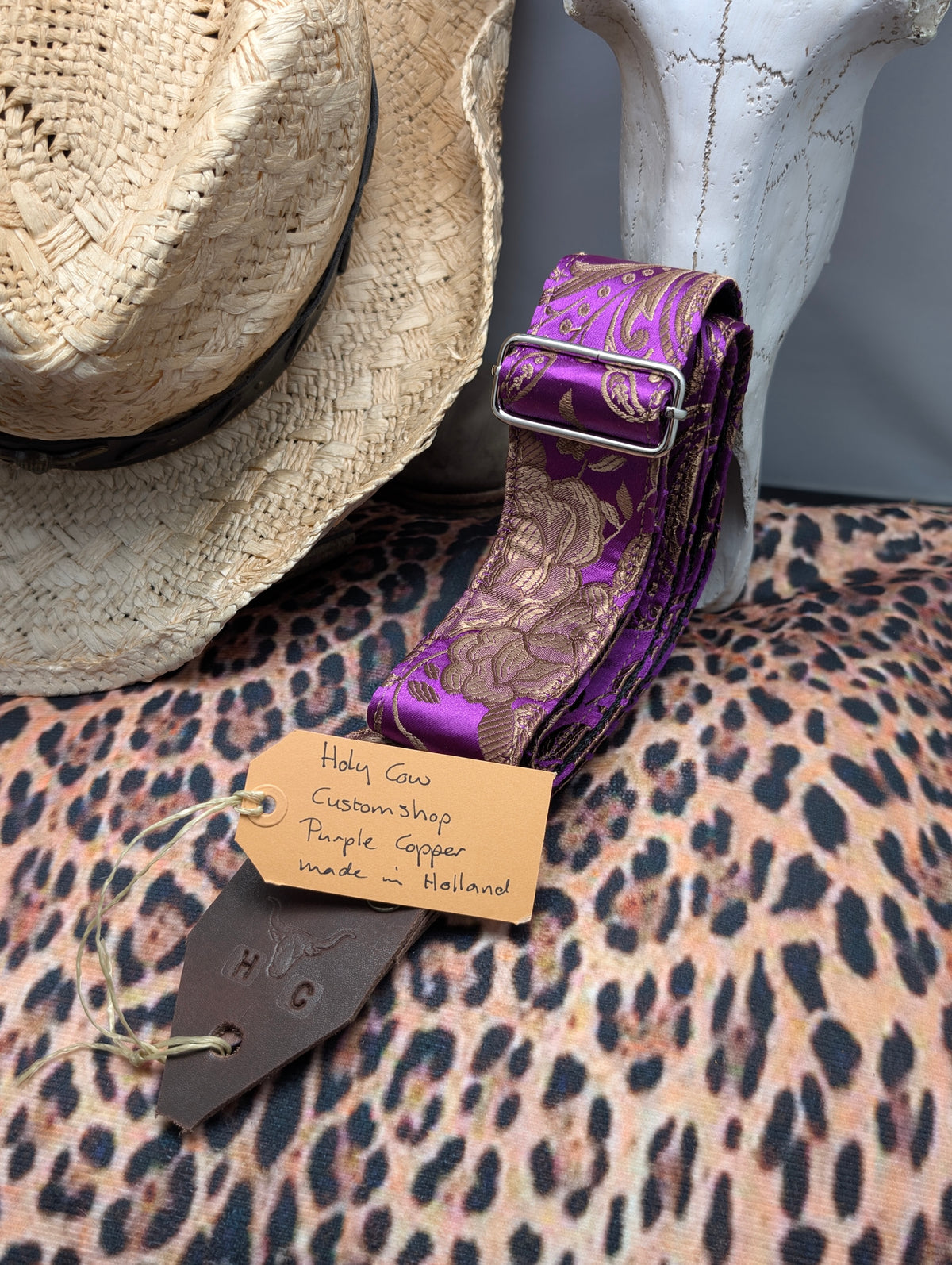 Holy Cow Straps Customshop Purple Copper - Hand Made