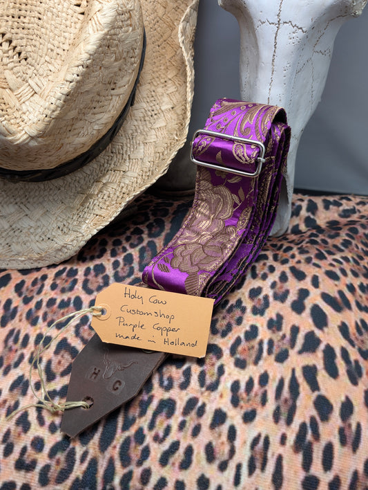 Holy Cow Straps Customshop Purple Copper - Hand Made