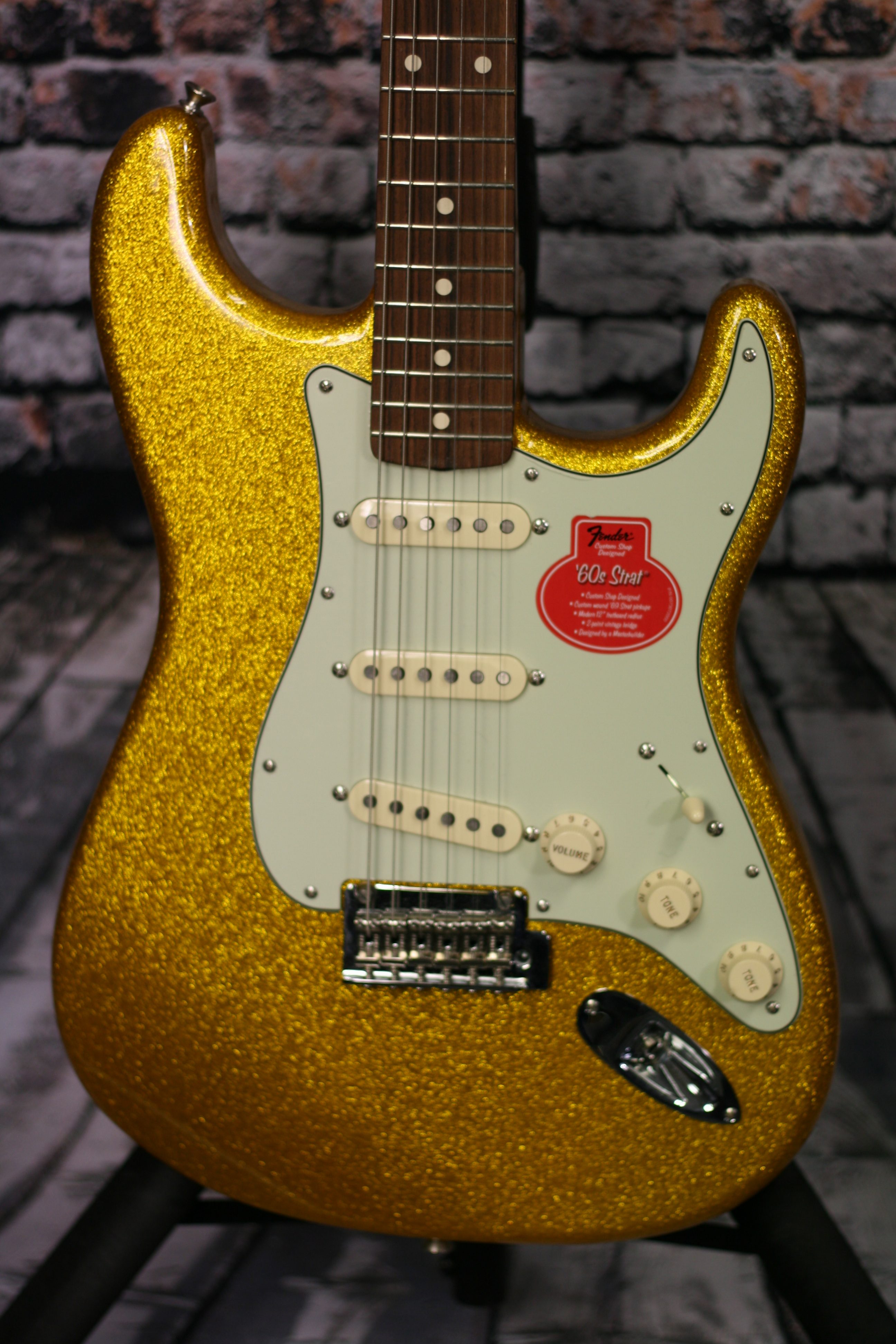 Fender FSR Stratocaster '60s Sparkle Gold - Kaj's Guitar Store